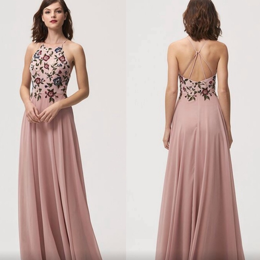 Jenny Yoo Sophie Embroidered Dress
